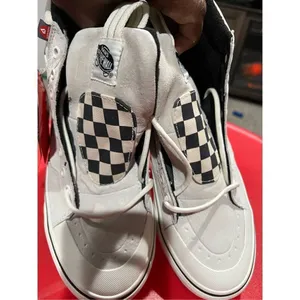 Vans Marshmallow/Checkerboard Sk8-HI MTE-2 Shoe - Women 10.5 Men 9 thumbnail 6