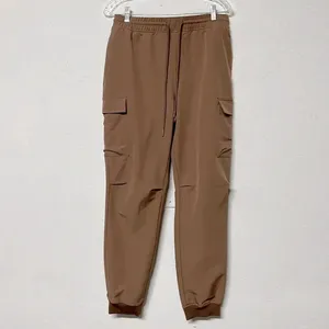 Hedge neutral cargo joggers‎ medium pants unisex windbreaker material drawstring thumbnail 2