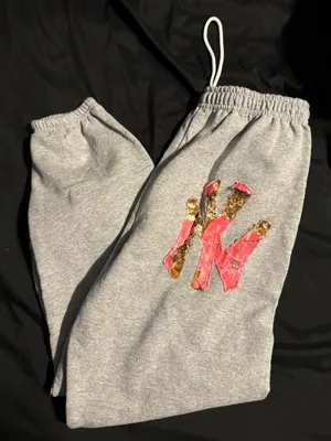 Threaded Grey Sweat set Gray thumbnail 4