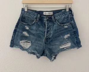 Aritzia denim forum ex boyfriend shorts thumbnail 1
