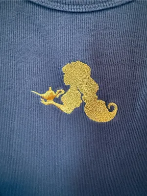Disney Aladdin’s Jasmine and Magic Lamp Embroidered Sleeveless Tank thumbnail 3