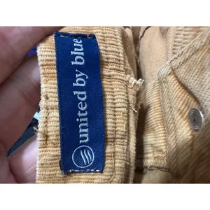 United‎ By Blue Organic Corduroy Wide Leg Pant Tan High Rise Gorpcore Size 28 thumbnail 8
