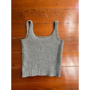 Skims Cozy Knit Robe Cardigan & Tank Set S/M Gray Lounge thumbnail 2