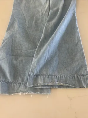 J Crew City Fit Low Rise Light Blue Women's Wide Leg Jeans Size 6 thumbnail 5