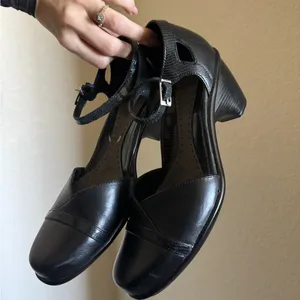 Dansko Roxy Mary Jane Heels Sz 6 in Black‎ NEW leather strap thumbnail 6