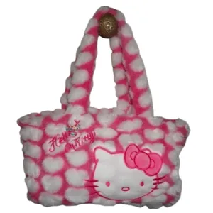 Sanrio Hello Kitty Furry Tote NWT thumbnail 1