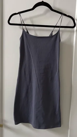 Abercrombie & Fitch Soft A&F Collection Ribbed Mini Bodycon Dress thumbnail 1