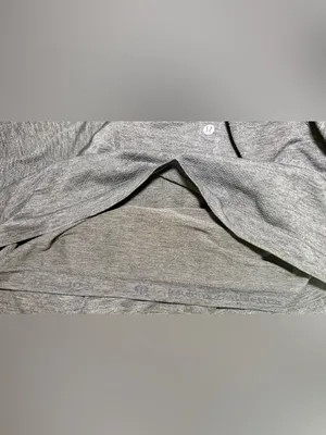Lululemon Swiftly Tech Short Sleeve 2.0 Race Graphite Grey Silver Drop size 10 M thumbnail 3
