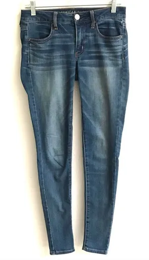 American Eagle Outfitters jegging denim jeans 2L‎ thumbnail 1