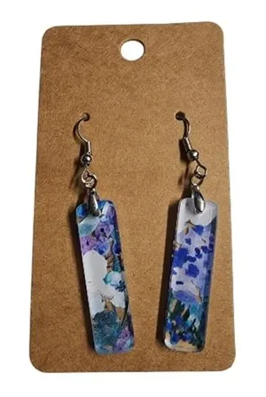 Wildflower Cascade Acrylic Drop Earrings thumbnail 1