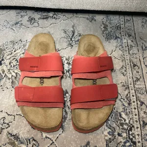 Birkenstock Uji Nubuck-Suede Leather in Sienna Red thumbnail 5