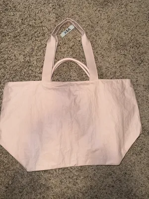 Victoria's Secret VSX Blush Pink Tote with Black Logo NWT thumbnail 2