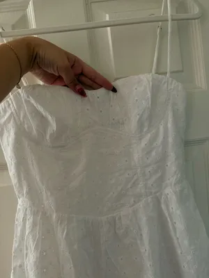 Princess Polly Mckilah Mini Dress White Floral Eyelet thumbnail 6