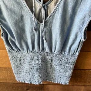 Old-navy Women's Blue Crop-top thumbnail 4