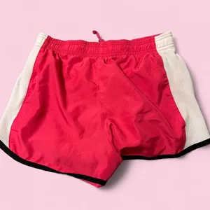 Athletic Works Pink and white athletic shorts thumbnail 2