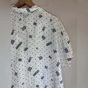 Vintage Miss Dior Christian Dior Pajamas Top size Small 70’s 80’s thumbnail 8