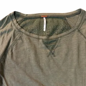 Poof! Sage Long Sleeve Women's Top Sz S thumbnail 3