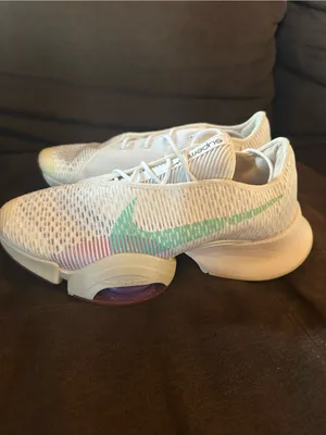Nike air zoom super rep HIIT shoes White Training Shoe with Mint Swoosh Size 10! thumbnail 2