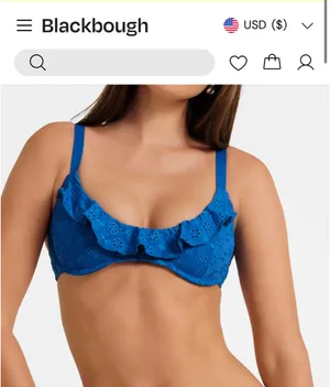 Blackbough Makayla Frilled Underwire Top Sapphire thumbnail 2