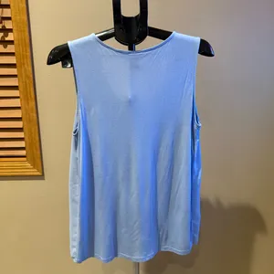 Ann Taylor Factory Light Blue Tank Top thumbnail 2