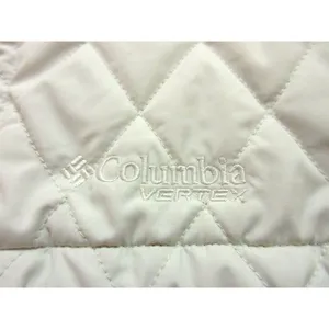 Columbia Jacket Vertex Off White With Black Collar Size Medium thumbnail 4