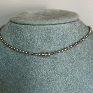 Red sparkly bling platform heel shoe necklace silver tone chain thumbnail 8