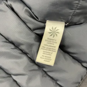 Athleta Jacket Womens Small Black Goose Down Puffer Full Zip Hiking Quilted thumbnail 8
