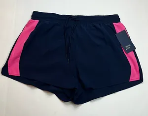 Crown & Ivy Crown Lounge Shorts Womens Size Medium Blue‎ Pink Lined Athletic NEW thumbnail 1