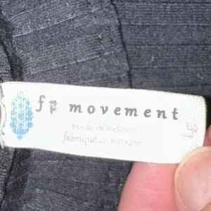 FP Movement Black Ribbed Tank Top Large‎ Athletic High Neck Workout Top thumbnail 3