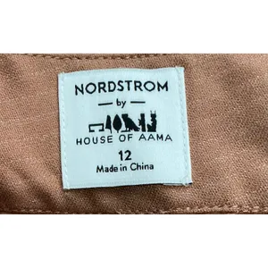 House Of Aama Nordstrom Harlem's Fashion Row Tan Stripe Pleated Pants‎ 12 NEW thumbnail 4