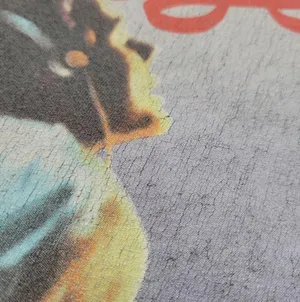 Footloose Shirt Size Large Lg Kevin Bacon Graphic Print T-Shirt Graphic Tee Gray Unisex T-shirt thumbnail 5