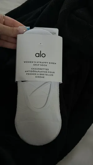 Alo Strappy Siren Yoga Women’s Grip Pilates Barre Socks thumbnail 2