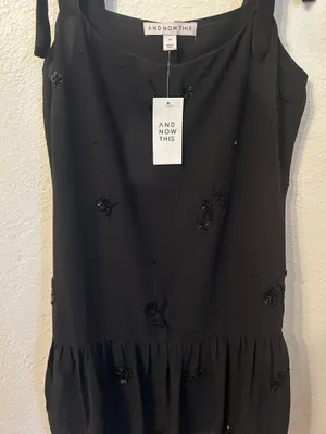 Black dress mini. Size M thumbnail 5