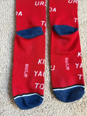 My Hero Academia Red Class 1-A Character Crew Socks. Unisex thumbnail 4