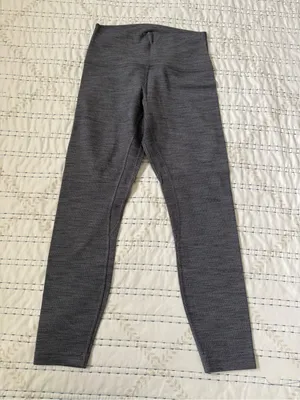 Lululemon Wunder Under Super High Rise Leggings Size 6 Gray 23” Yoga Gym Luon HR thumbnail 5