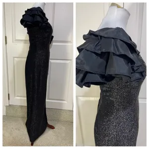 Vintage Nadine black gown thumbnail 5