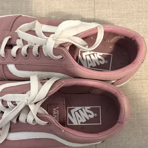 Vans Mauve and White Low-Top Sneakers 8.5 thumbnail 6