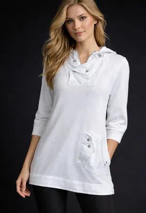 Ralph Lauren Active White Sweater Large Preppy Trendy thumbnail 1