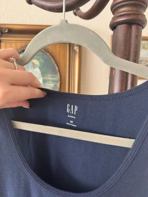 Gap Navy Blue Scoop Neck Tank  thumbnail 3