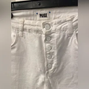 PAIGE Leenah Ankle White Women's Jeans thumbnail 4