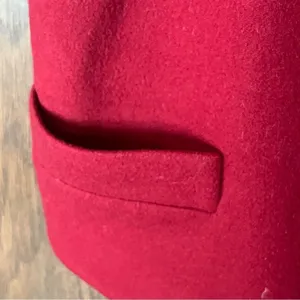 Ann Taylor Vintage Red Wool Vest thumbnail 6