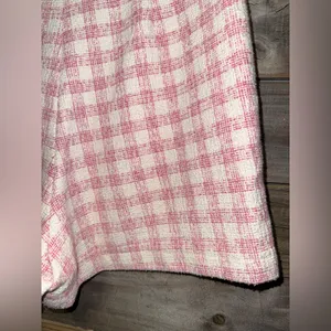 ZARA Pink Plaid Mini Skirt/shorts XS thumbnail 4