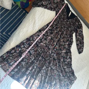 Cleobella Carly Paisley Dress Smocked Pockets XL Avalon Black thumbnail 9