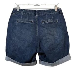 Lee Denim Jean Shorts Women Size 8 Medium Rolled Bottom Country Cowgirl Classic thumbnail 2