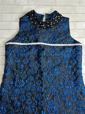 SugarLips Centralia Jaquard Floral Emla Sleeveless Mini Dress Size Large thumbnail 9