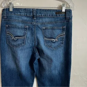 LEI Sophia Hipster Flare Vintage Denim‎ Jeans thumbnail 4