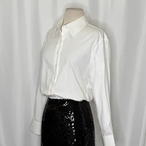 Anthropologie MARE MARE Buttondown Sequin Twofer‎ Dress Black White X-Small thumbnail 7