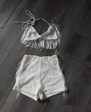 White fox 2 piece short set thumbnail 2