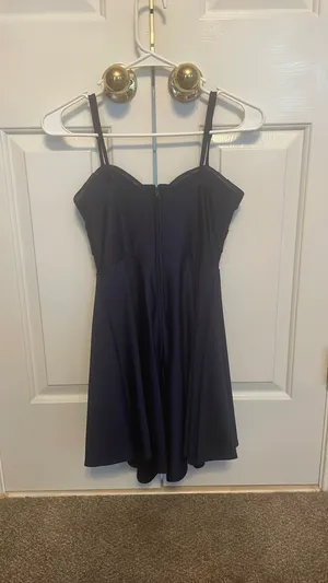 Navy Blue Macy's Homecoming Dress thumbnail 3