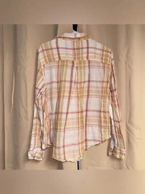 american eagle lightweight flannel shirt thumbnail 4